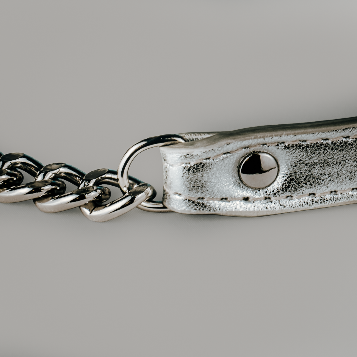 Molly Luxe Clutch in Silver - Stessa by Sarah