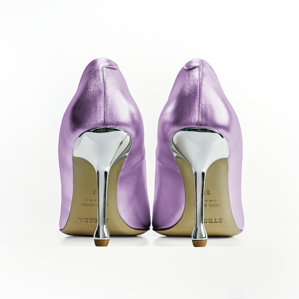 Molly Luxe Stiletto Pump in Corsage Pink