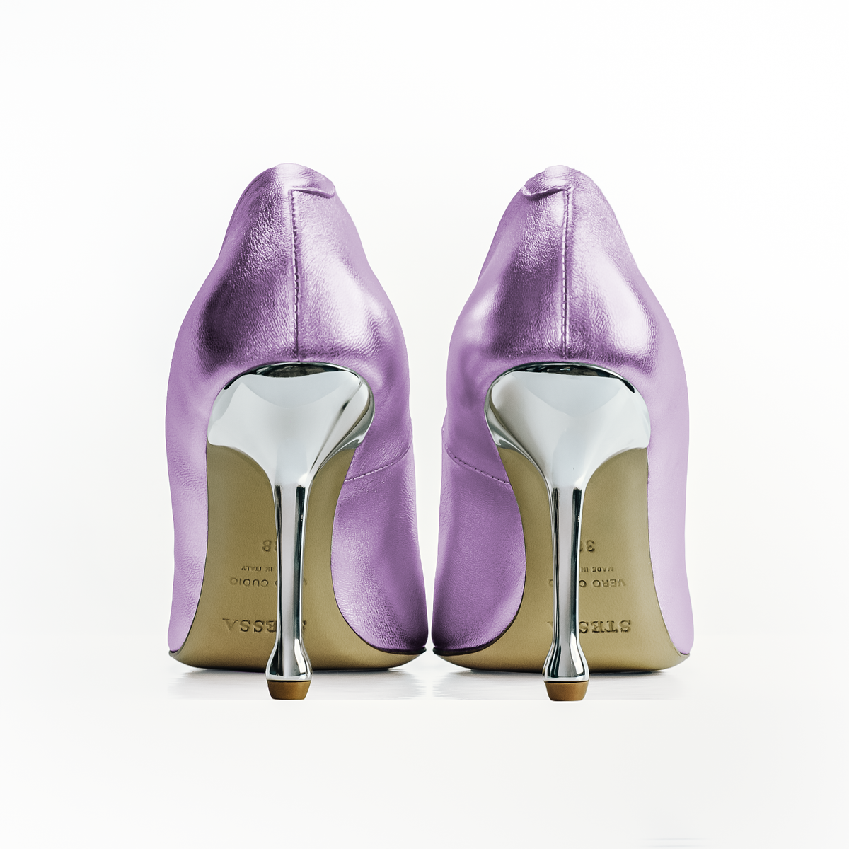 Molly Luxe Stiletto Pump in Corsage Pink