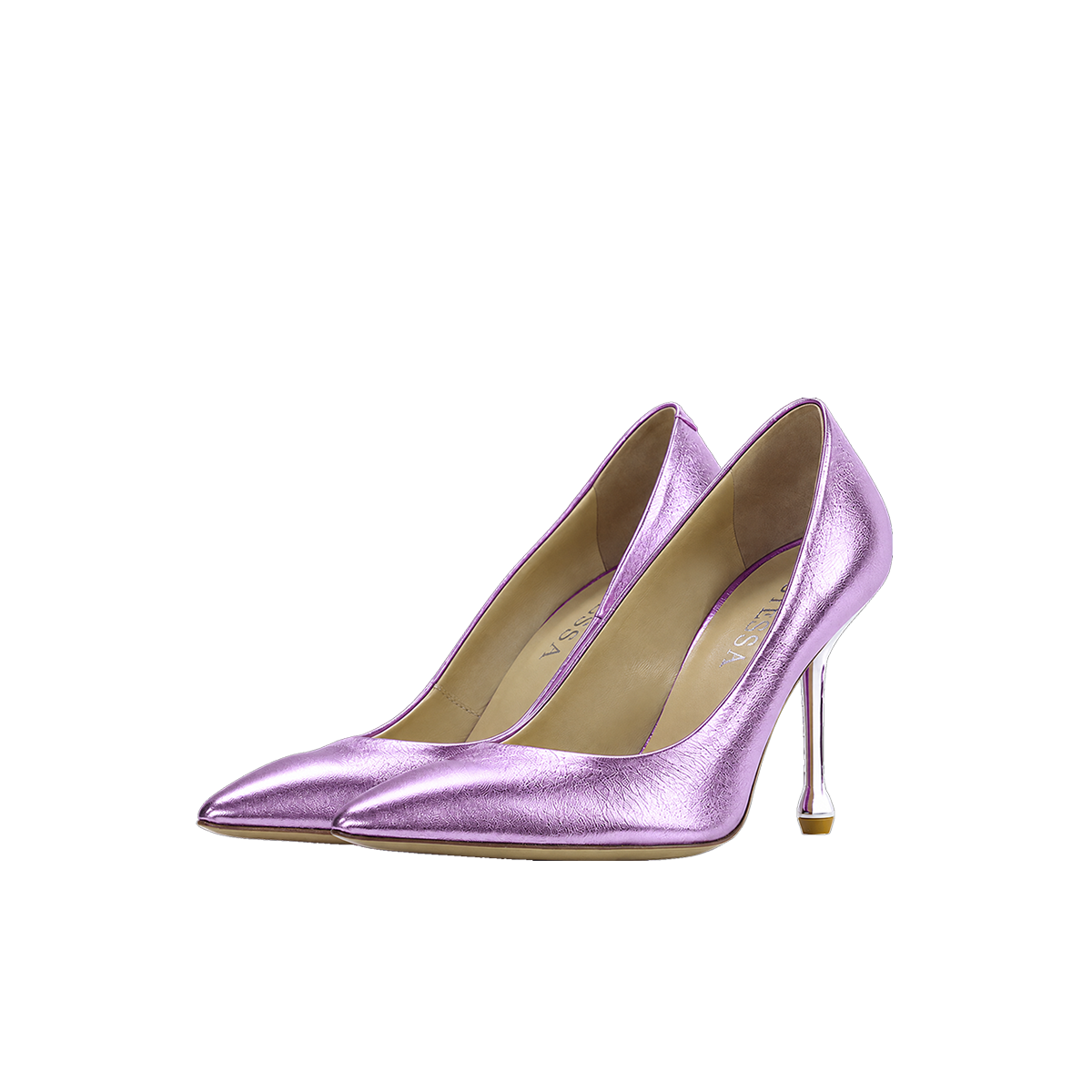 Molly Luxe Stiletto Pump in Corsage Pink