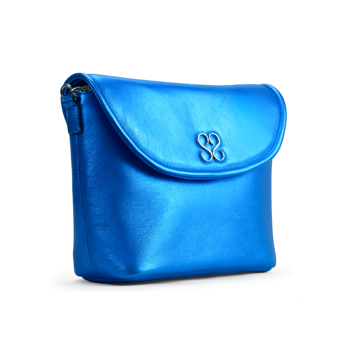 Avalyn Clutch in Ocean Blue