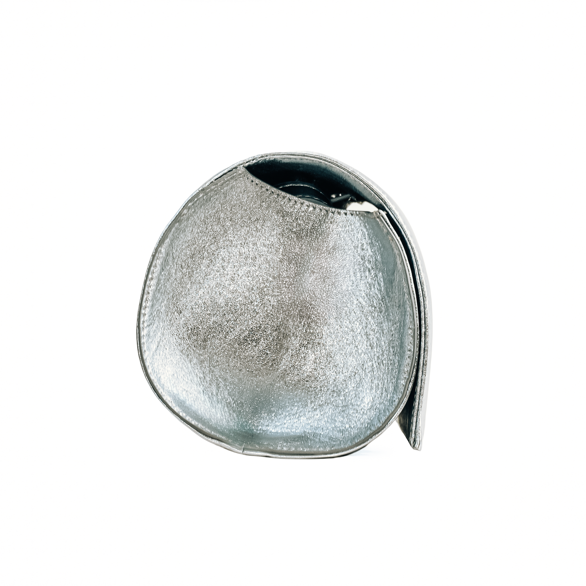Molly Luxe Clutch in Silver