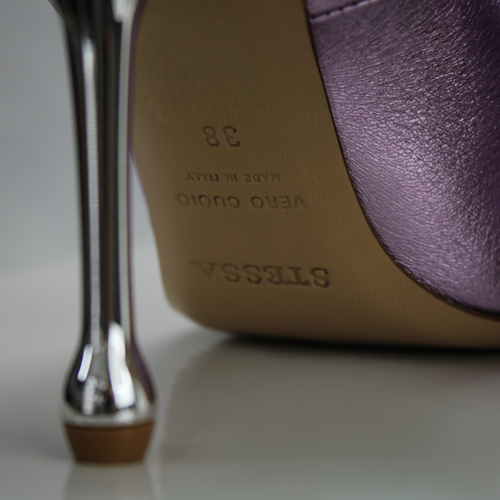 Molly Luxe Stiletto Pump in Corsage Pink