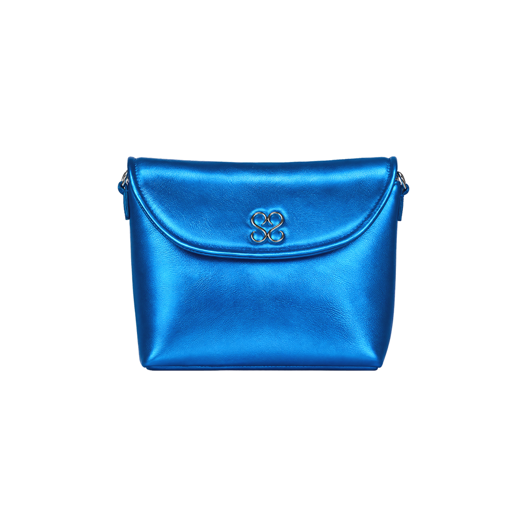 Avalyn Clutch in Ocean Blue