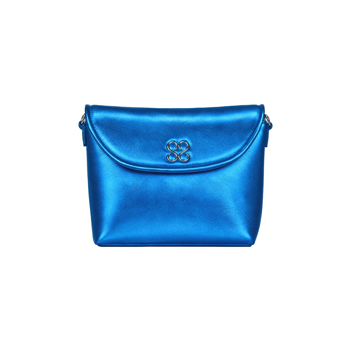 Avalyn Clutch in Ocean Blue