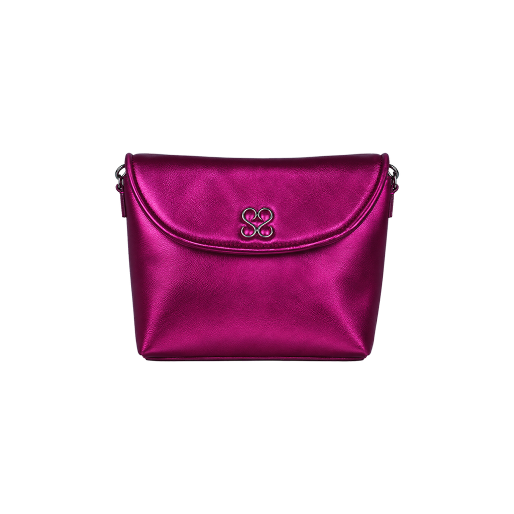 Avalyn Clutch in Raspberry