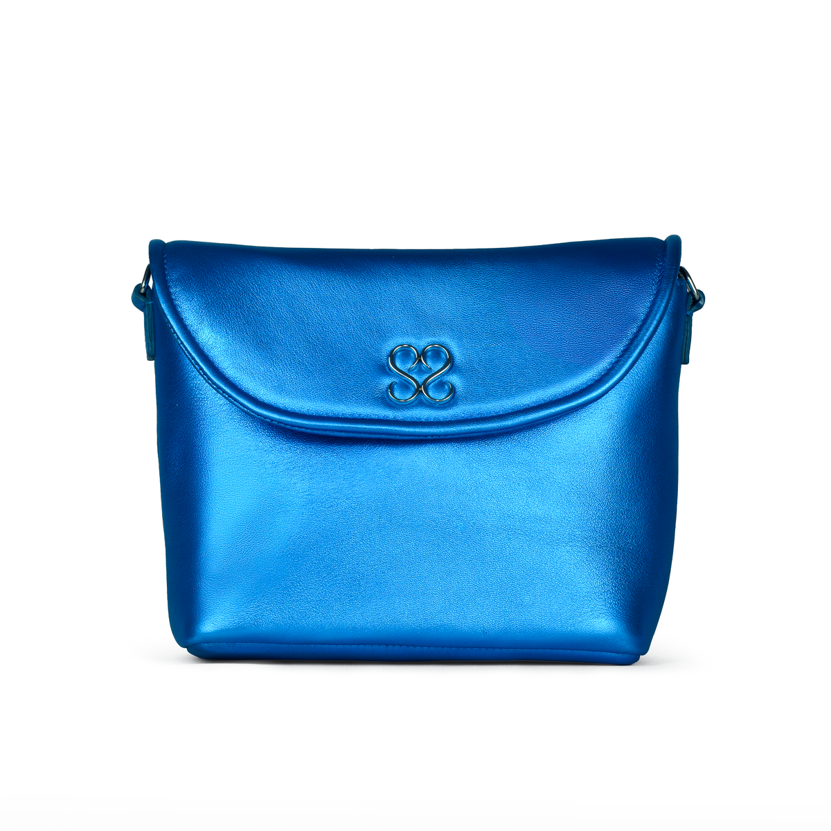 Avalyn Clutch in Ocean Blue
