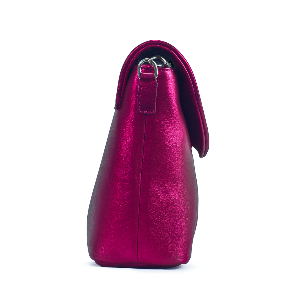 Avalyn Clutch in Raspberry