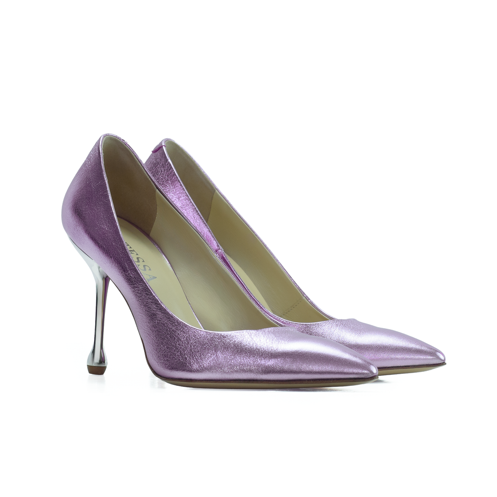 Molly Luxe Stiletto Pump in Corsage Pink
