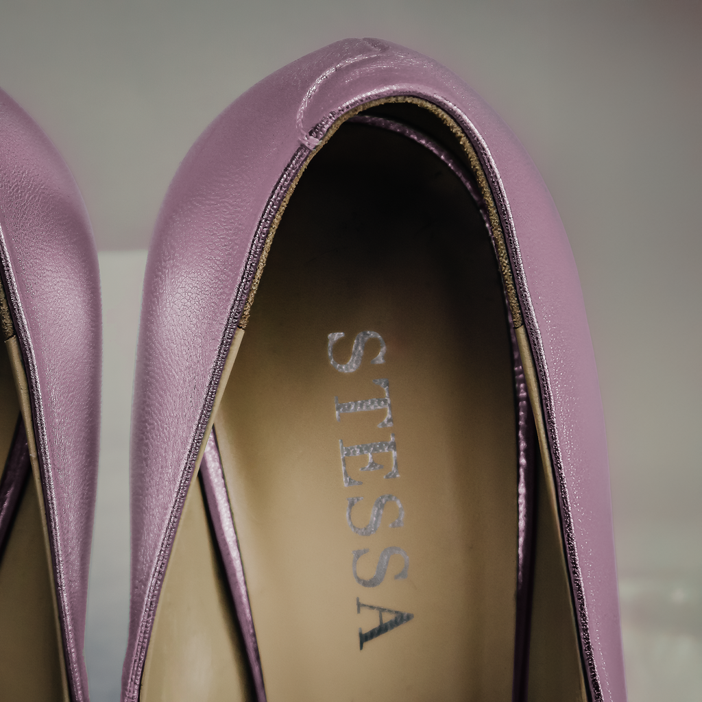 Molly Luxe Stiletto Pump in Corsage Pink
