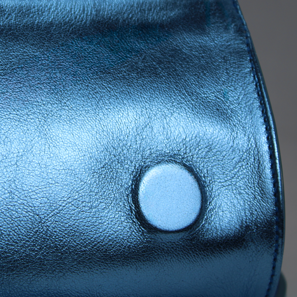 Molly Luxe Clutch in Adriatic Blue
